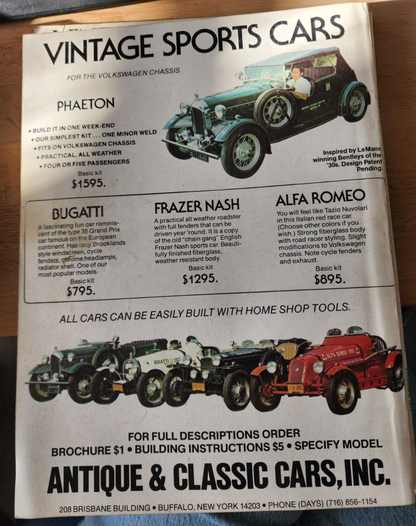 Lot of 3 Car Classics April, June, December 1977 Magazines