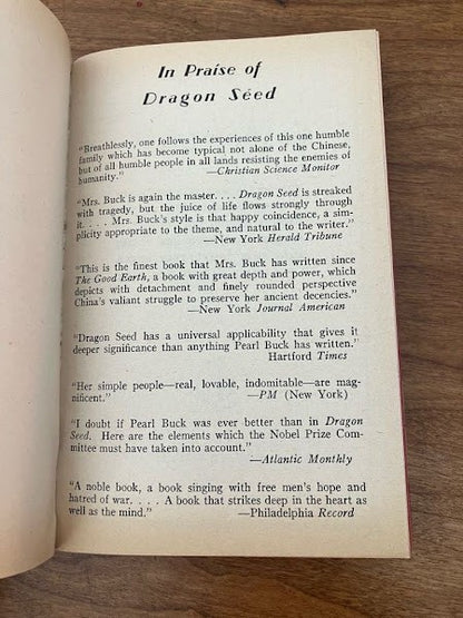 Pocket Book - Dragon Seed by Pearl S. Buck