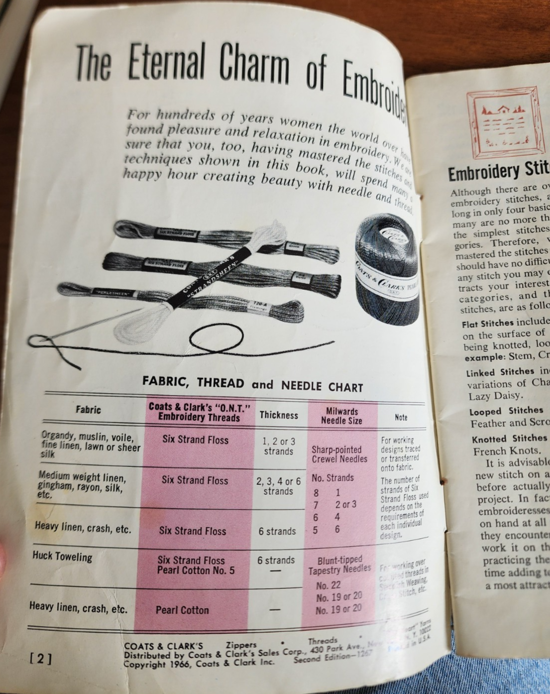 Vtg Embroidery Booklet: Coats & Clark's #171