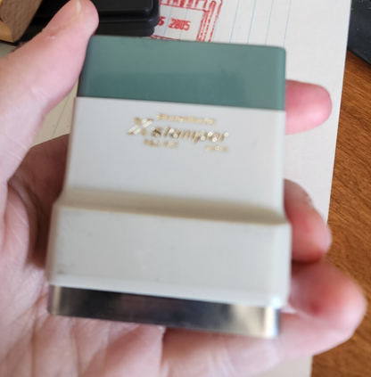 Vintage XStamper "VOID" pre-inked re-inkable Stamp