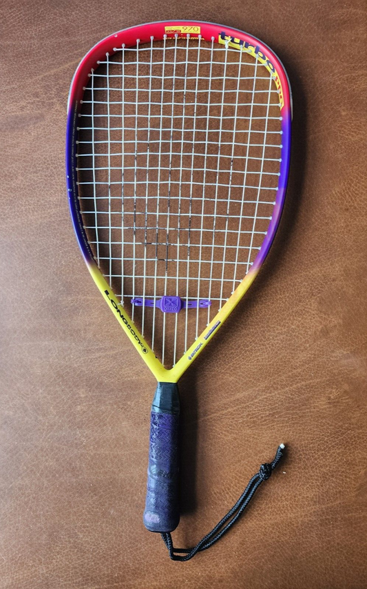 Ektelon Fusion Turbo Pro Longbody Racquetball Racket with carry case