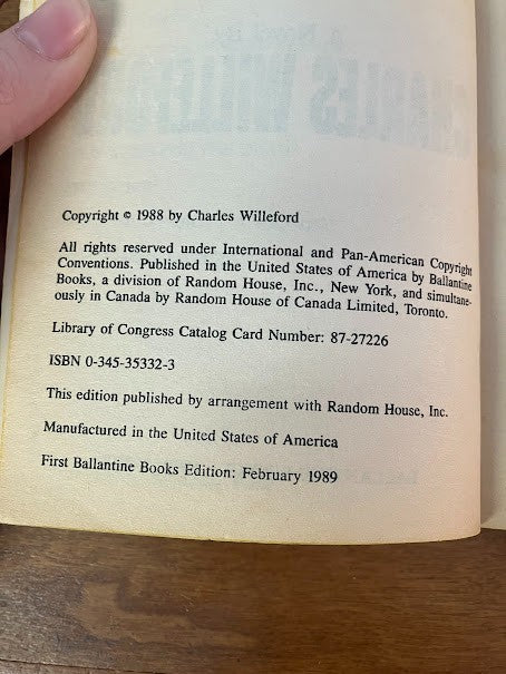 Vtg Paperback - THE WAY WE DIE NOW By Charles Willeford