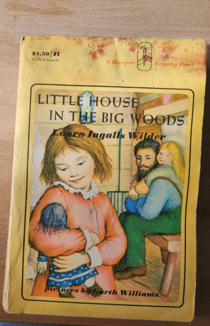 Little House In The Big Woods Laura Ingalls Wilder Paperback 1971