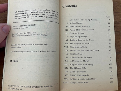 Vtg Paperback - Laugh Yourself Well by Eddie Davis