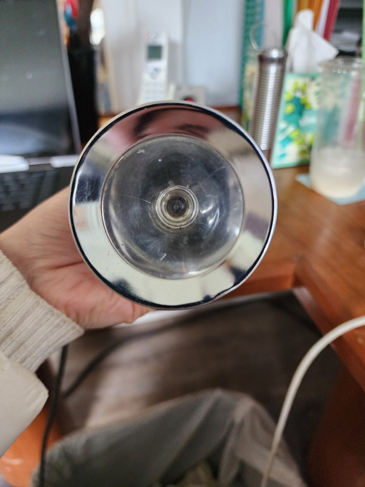 Vintage Eveready Flashlight Union Carbide 7.5"