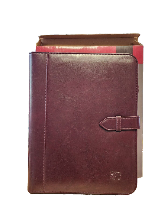 Enzo Baglioni The Ultimate Leather Organizer Planner - NEW