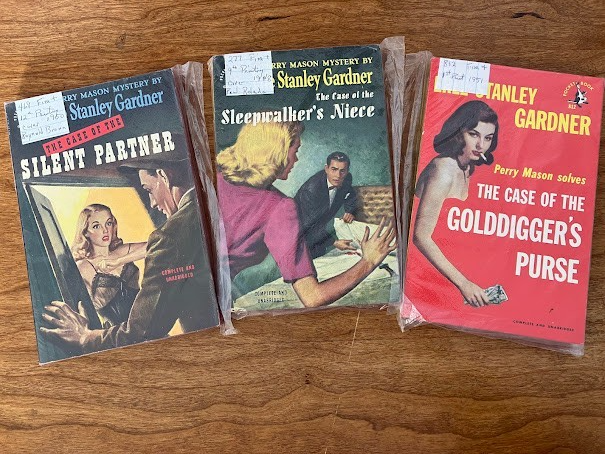 Vtg Paperbacks by Erle Stanley Gardner - lot of 3