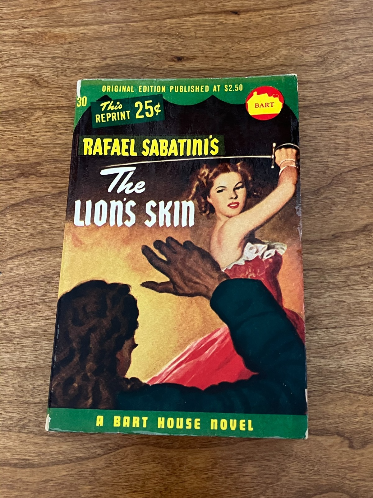 Vintage Paperback - The Lion's Skin by Rafael Sabatini
