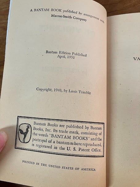 Vtg Paperback - Valley of Violence by Louis Trimble