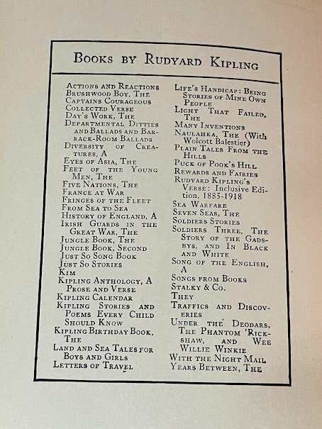 Kim by Rudyard Kipling - Hardcover - 1903
