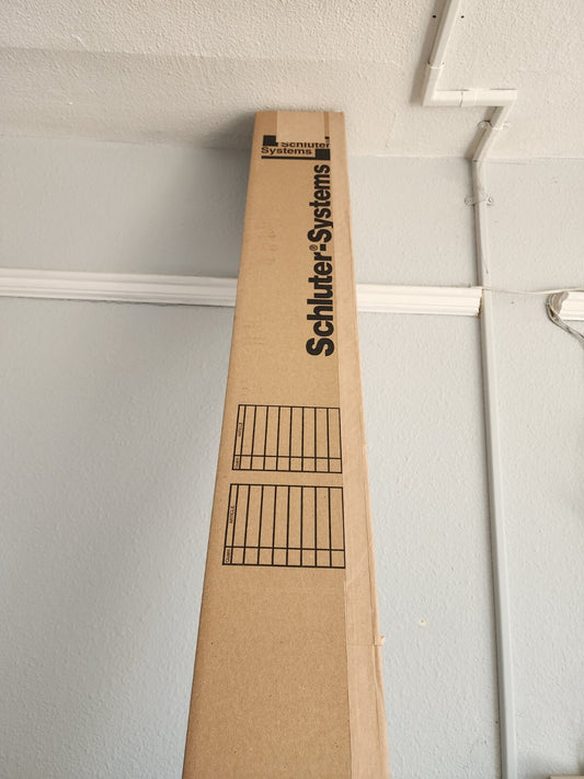 Schluter Rondecstep-57 profile 1/2in. Aluminum Satin Nickel