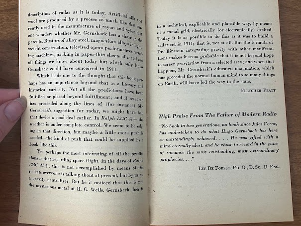 Vintage Paperback - RALPH 124C 41+ Hugo Gernsback