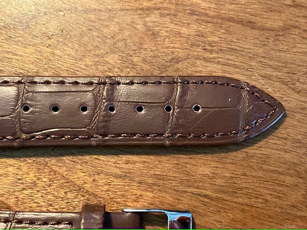 Hadley Roma Wristwatch: MS737 Brown 22R - Genuine Leather