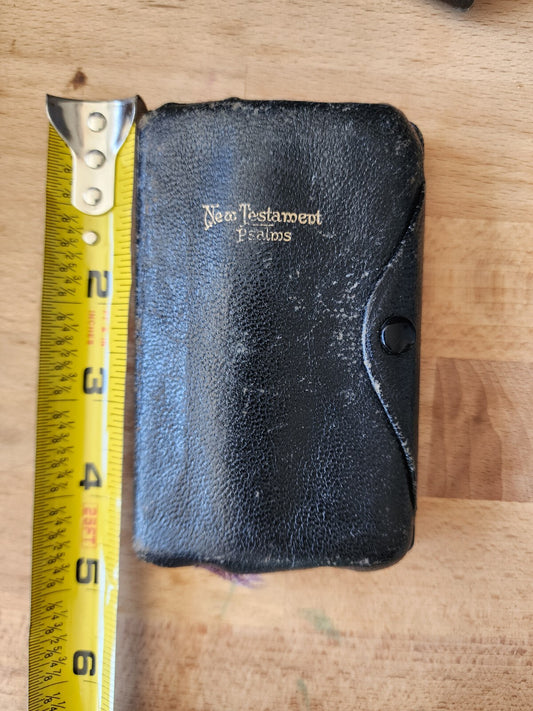 New Testament Psalms KJV 1926 AJ Holman Edition Pocket Snap Philadelphia Vtg