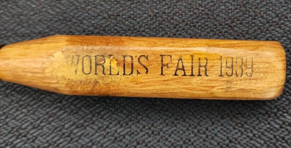 Vintage 1939 San Francisco World's Fair ice pick with wooden handle