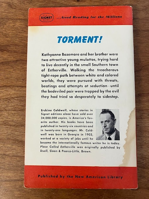 Vtg Paperbacks by Erskine Caldwell - lot of 5