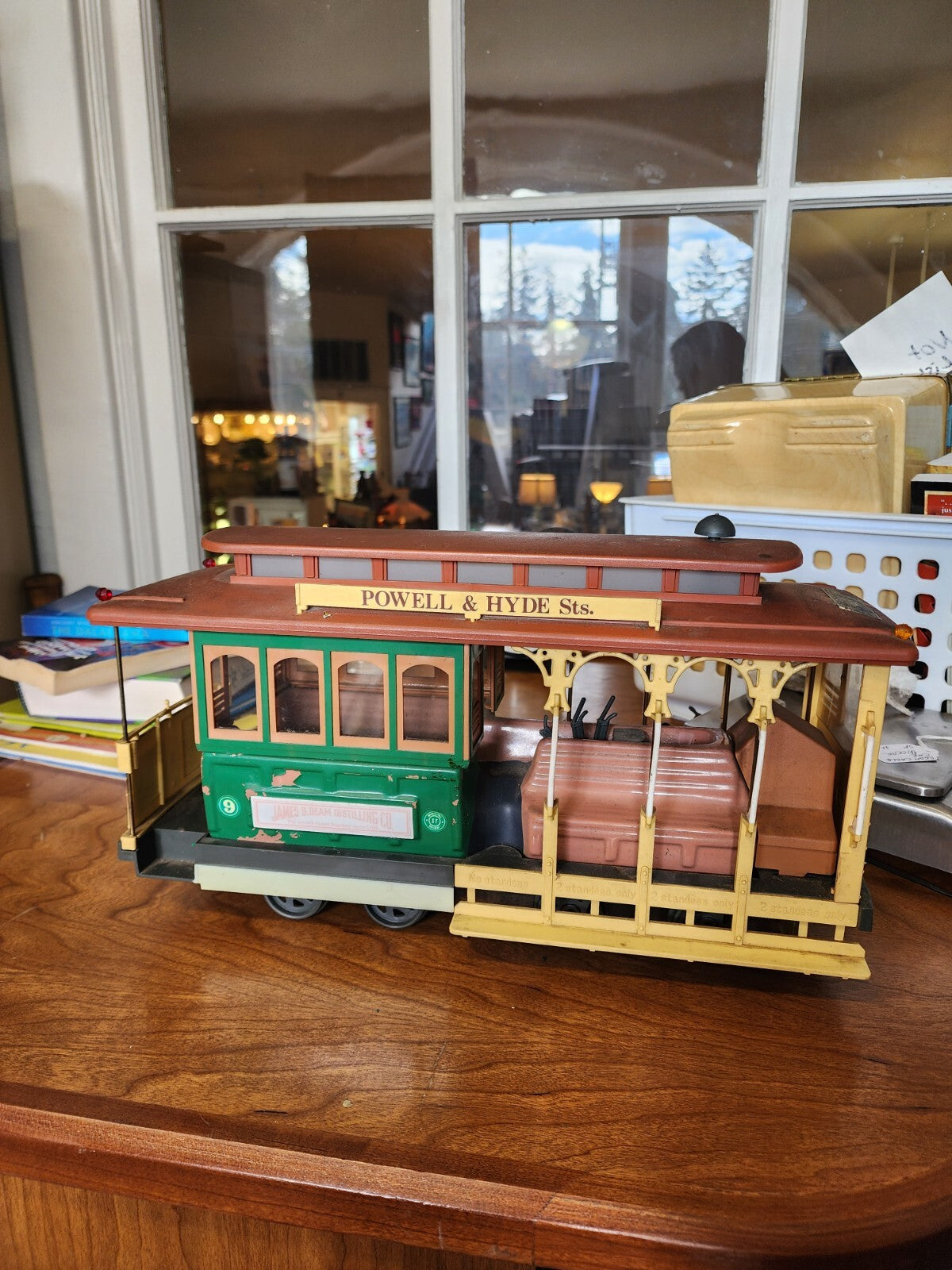 Vtg Jim Beam Powell and Hyde Large Scale San Francisco Cable Car