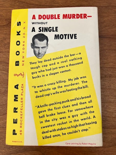 Vtg Paperbacks by Ed Lacy - lot of 2