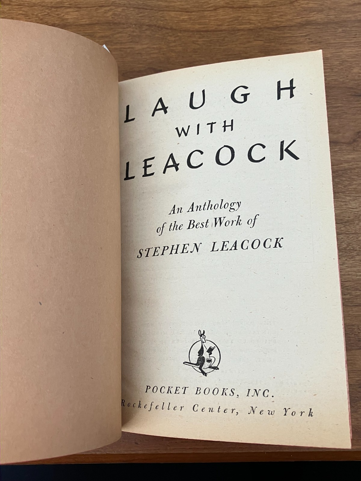 Vintage Paperback - Laugh with Leacock by Stephen Leacock