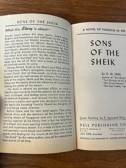 Vtg Paperbacks by E.M. Hull - lot of 2