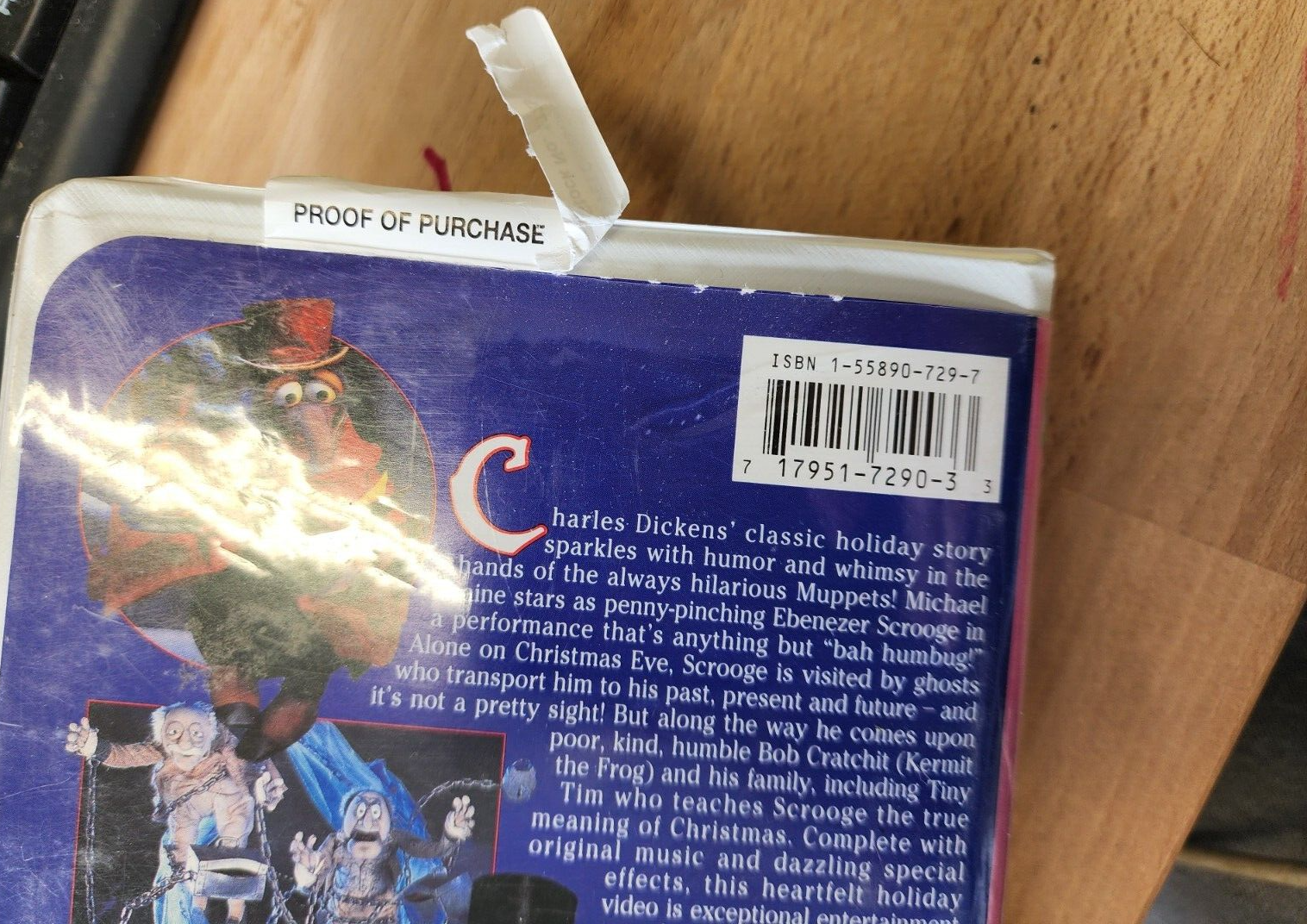 The Muppet Christmas Carol VHS