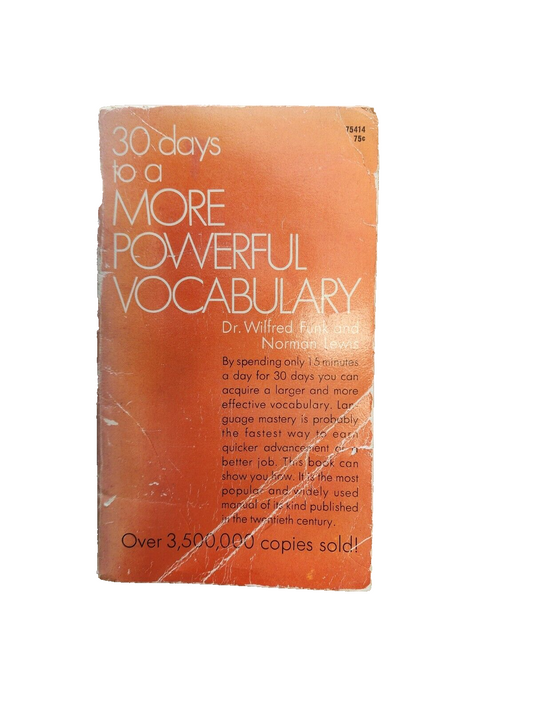 30 Days to a More Powerful Vocabulary by Norman Lewis
