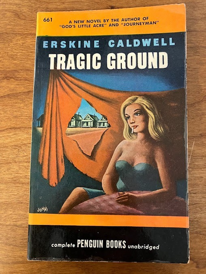 Vtg Paperbacks by Erskine Caldwell - lot of 5