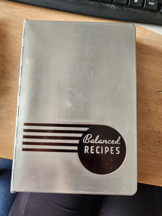 Balanced Recipes by Pillsbury Flour Mills 1933 1ST ED Aluminum Case