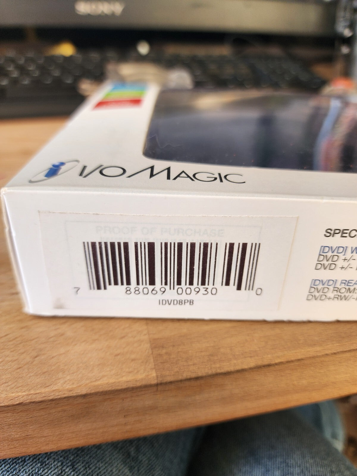 I /O Magic 8X DVD RW Drive Slim Portable USB 2.0 Rewritable VG