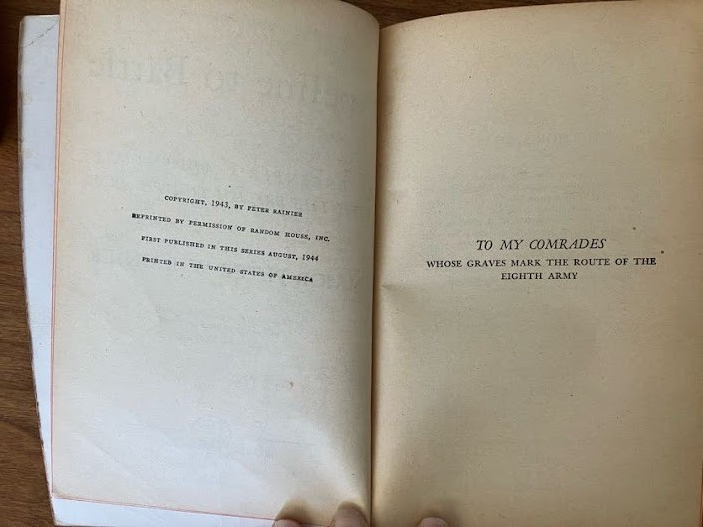 Penguin Books - Pipeline to Battle by Major Peter W. Rainier