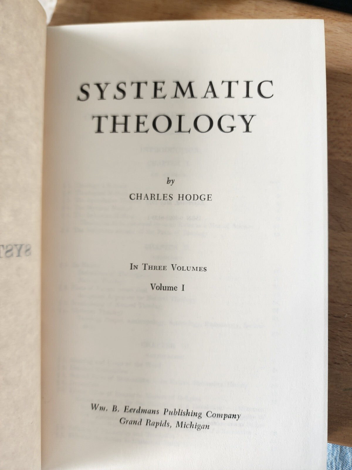 Systematic Theology By Charles Hodge 1946 Volumes of 3