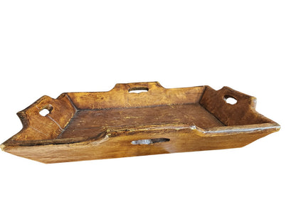 17' x 23"' Rustic wooden tray with handles