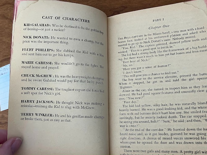 Vtg Paperback - Kid Galahad Paperback By Francis Wallace
