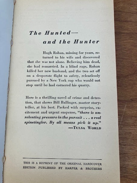 Vtg Paperbacks by Bill S. Ballinger - lot of 2