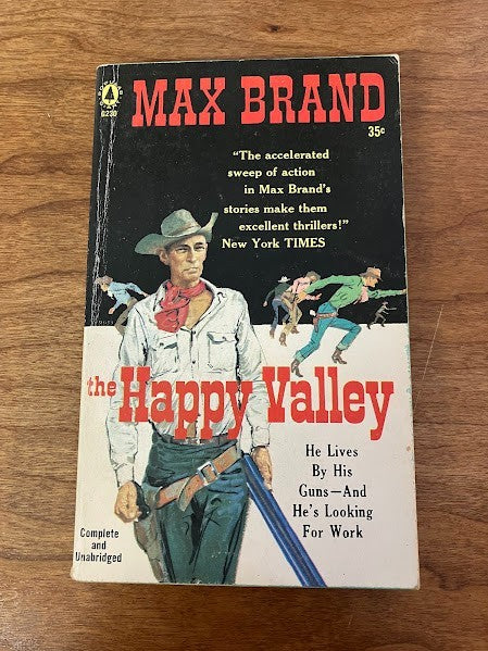 Vtg Paperbacks: Max Brand Books - Lot of 2