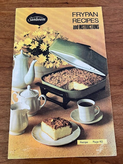 Cookbook - Sunbeam Frypan Recipes and Instructions