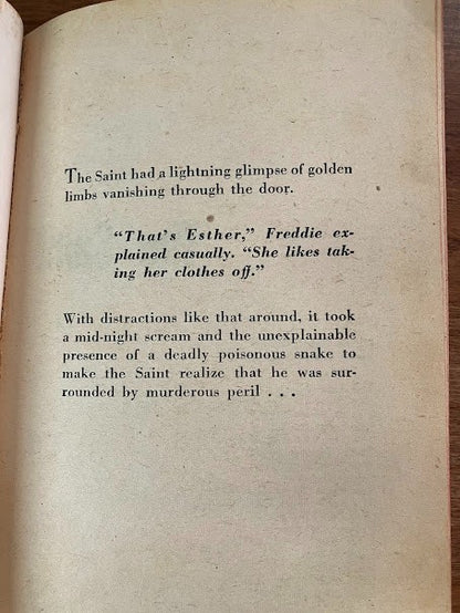 Vtg Paperback - The Saint Goes West by Leslie Charteris