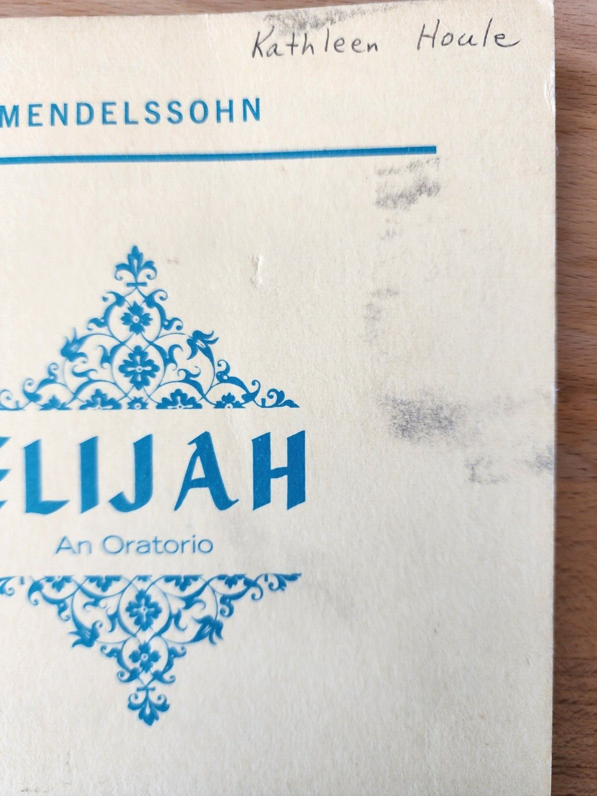 Elijah: An Oratorio by Felix Mendelssohn - G. Schirmer, Ed. 43 - Paperback