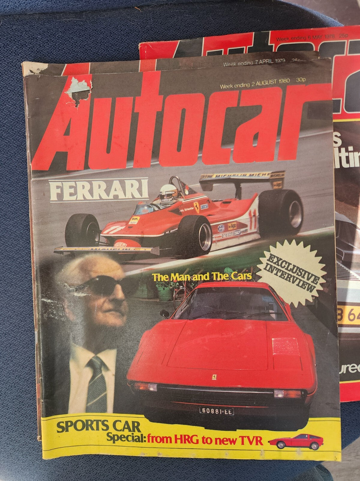 Autocar 1978 1979 1980 Lot of 3 Car Magazines