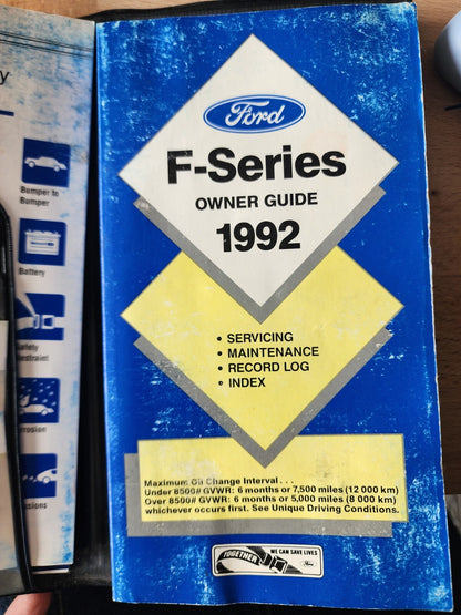 Vintage Ford F-Series Owner's Guide 1992