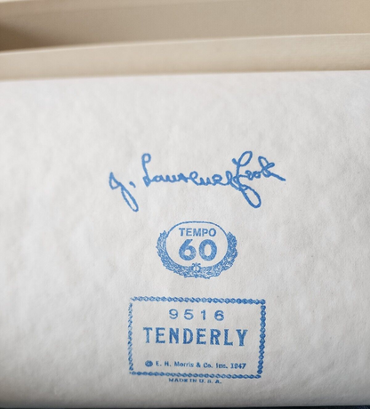 QRS Word Roll Tenderly 9516 Player Piano Roll