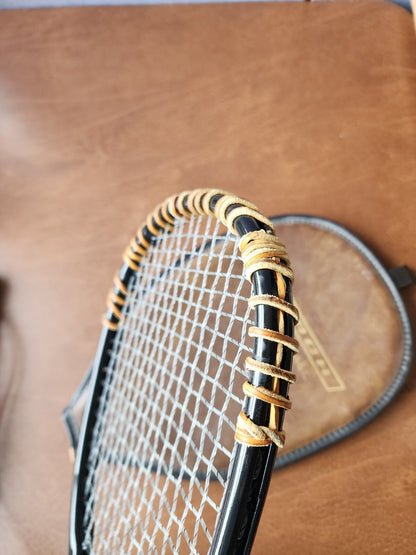 Vintage Leach Marty Hogan Raquetball Racket With Case