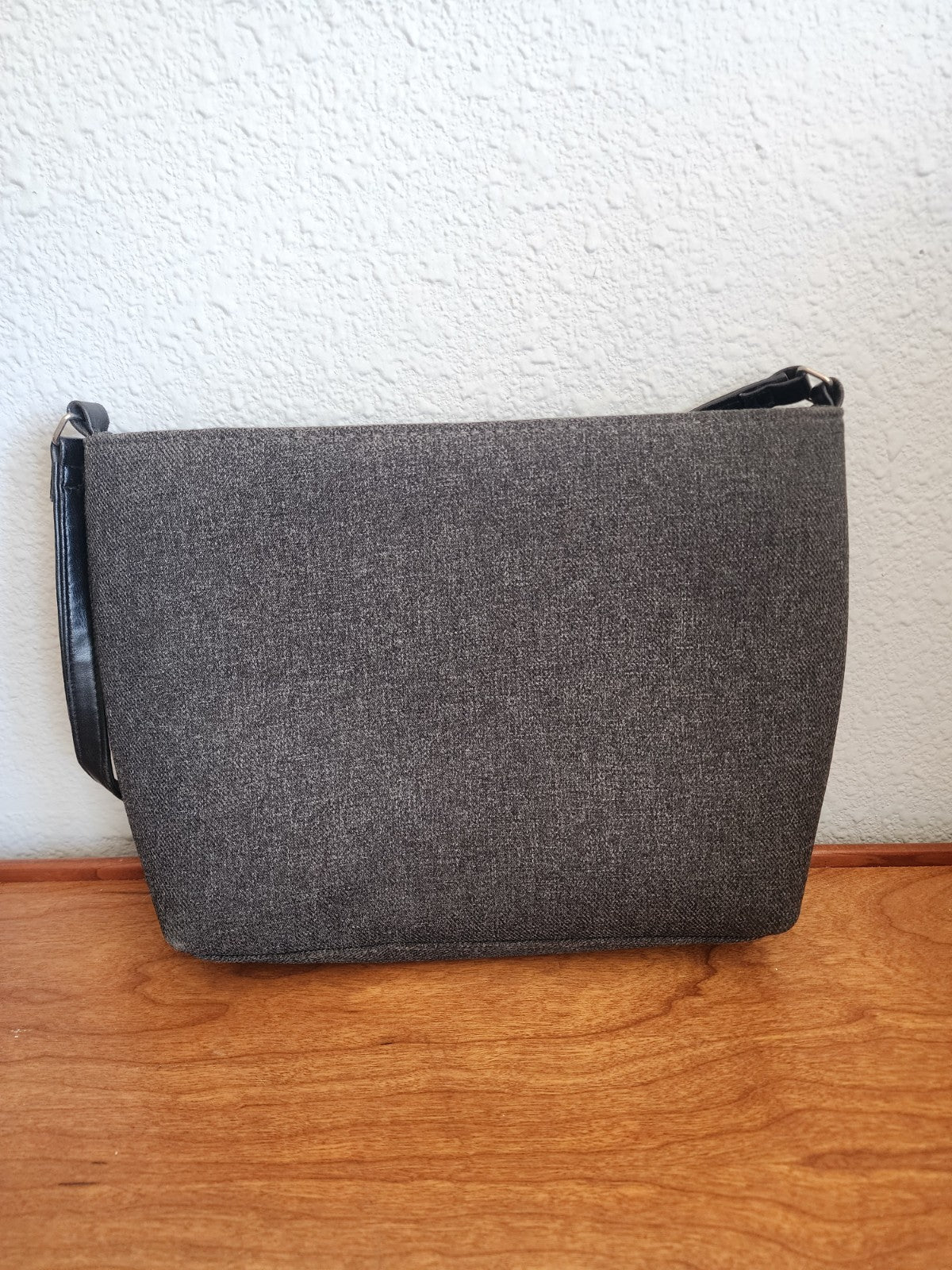 Authentic KATE SPADE Wool Dark Gray Shoulder Handbag