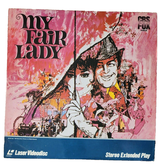 My Fair Lady Audrey Hepburn laser disc wide screen extended videodisc