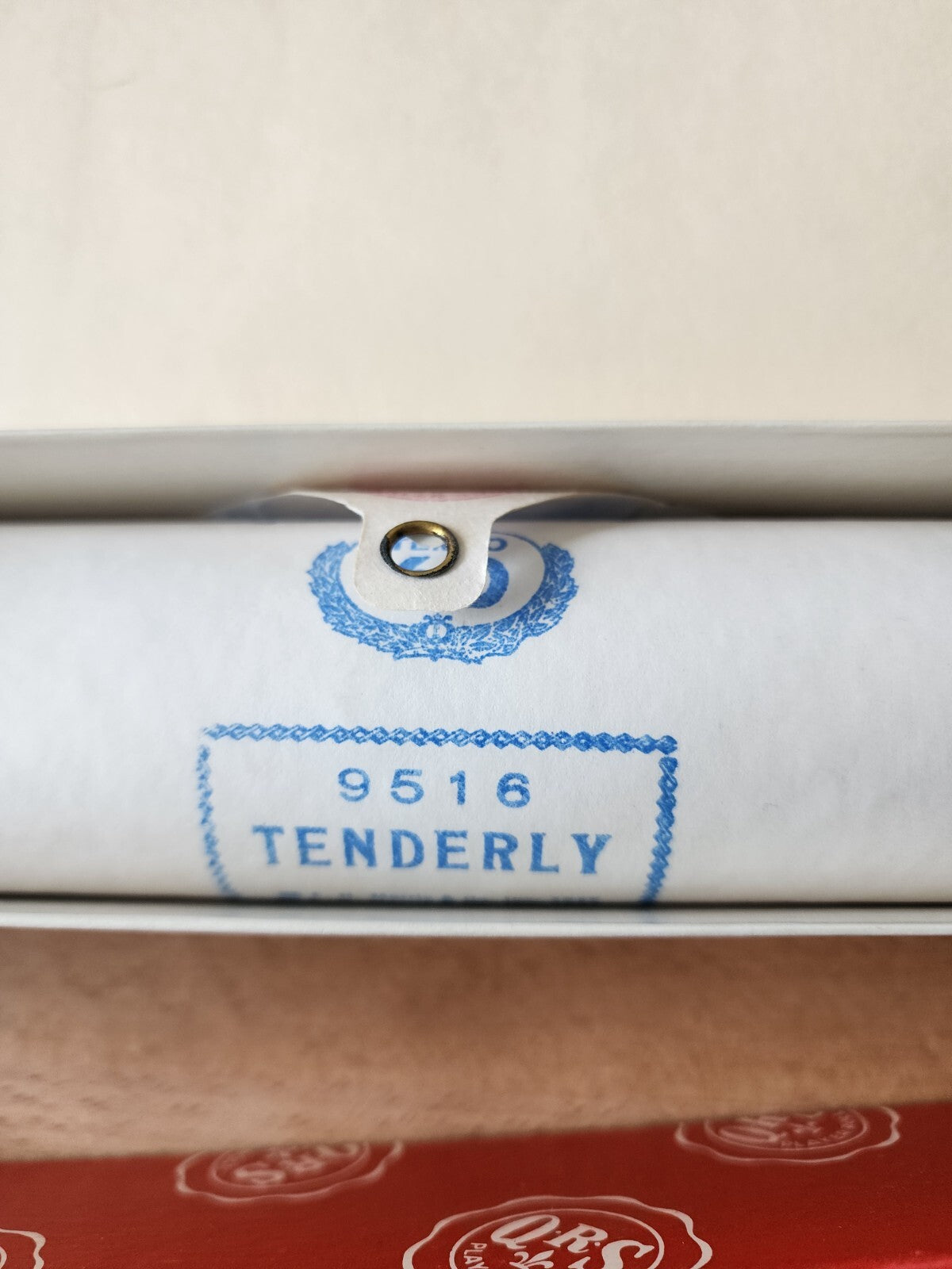 QRS Word Roll Tenderly 9516 Player Piano Roll