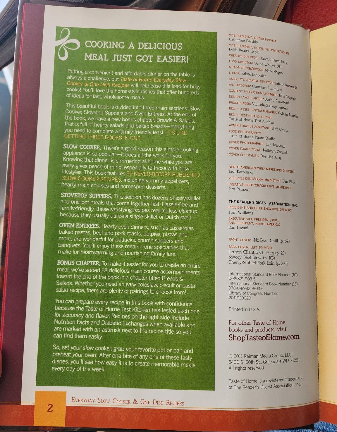 Everyday Slow Cooker & One Dish Recipes (Taste of Home)