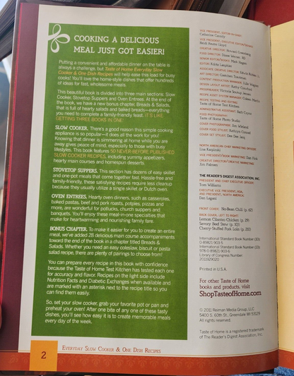 Everyday Slow Cooker & One Dish Recipes (Taste of Home)