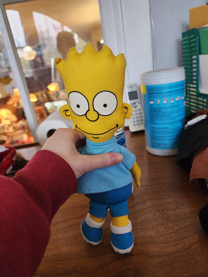 Vtg Bart Simpson Doll Plush 1990 Matt Groening Cartoon