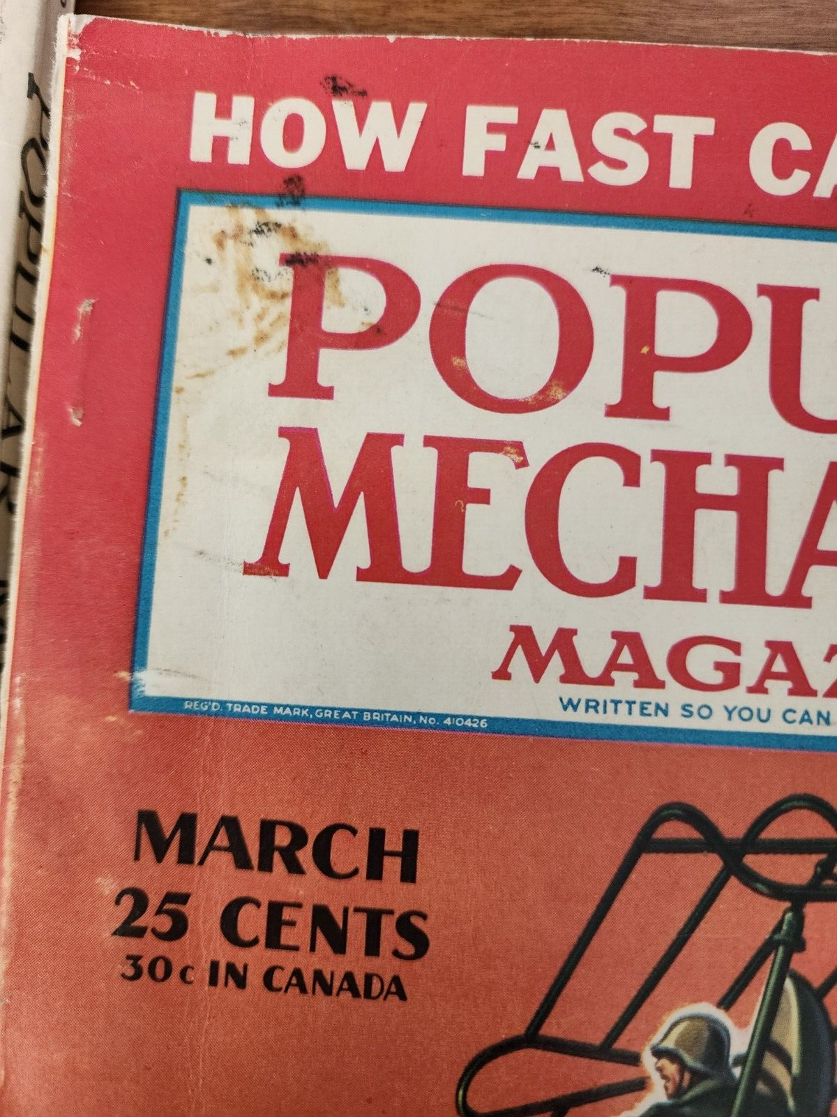 Lot of 4 Vintage Popular Mechanics Magazines 1941