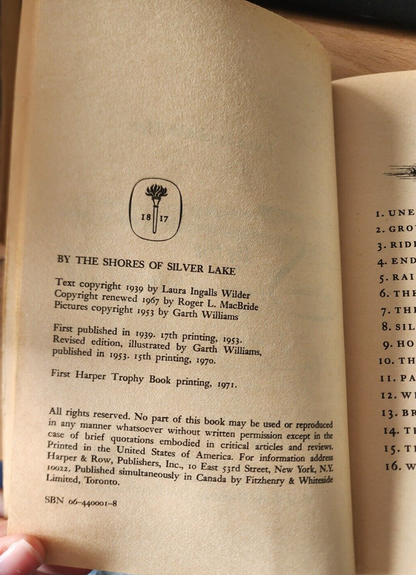 By the Shores of Silver Lake - Paperback Book By Laura Ingalls Wilder - GOOD